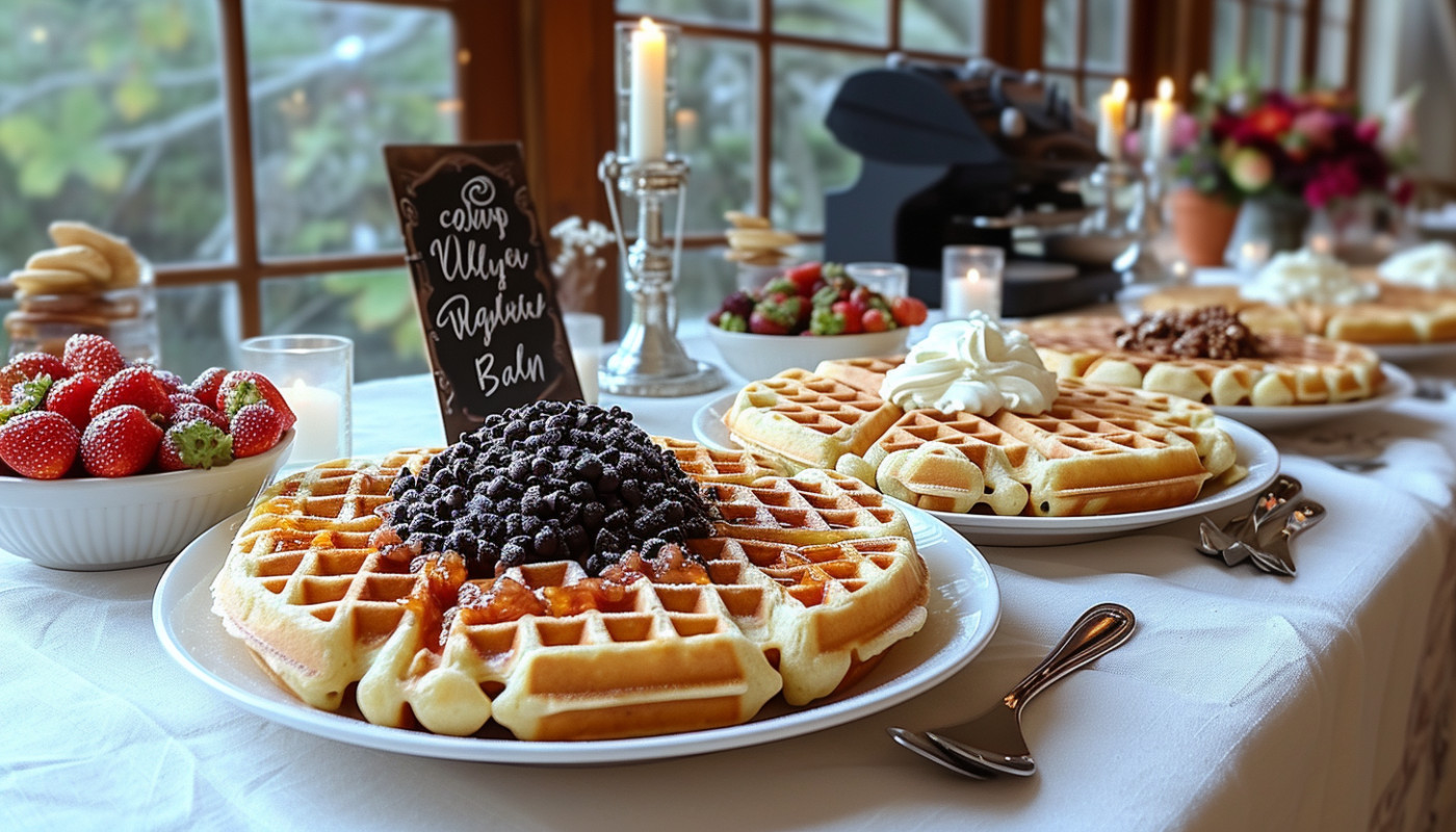 Comment créer un bar à gaufres personnalisé pour votre mariage